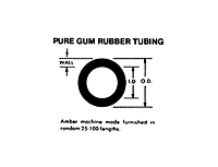 Pure Gum Rubber Tubing